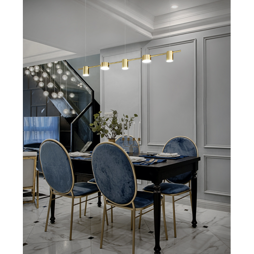 Люстра Raggi Dots 5 GD